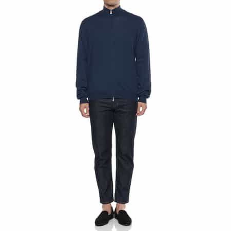 grancy カーディガン S GRANSASSO＜グランサッソ＞ ジップアップニットカーディガン