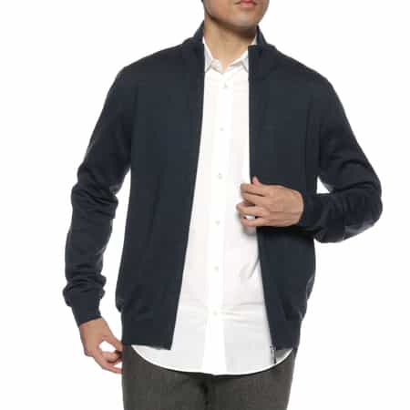 GRANSASSO＜グランサッソ＞ ジップアップニットカーディガン