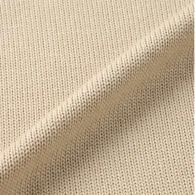 FILIPPO DE LAURENTIIS FILIPPO DE LAURENTIIS＜フィリップ デ ローレンティス＞ ジップアップニットカーディガン BEIGE