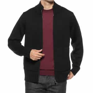 FILIPPO DE LAURENTIIS＜フィリップ デ ローレンティス＞ ジップアップニットカーディガン