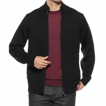 FILIPPO DE LAURENTIIS＜フィリップ デ ローレンティス＞ ジップアップニットカーディガン