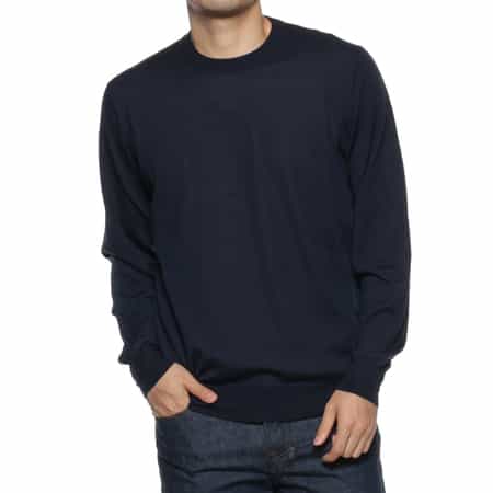 FILIPPO DE LAURENTIIS＜フィリップ デ ローレンティス＞ クルーネックニットプルオーバー