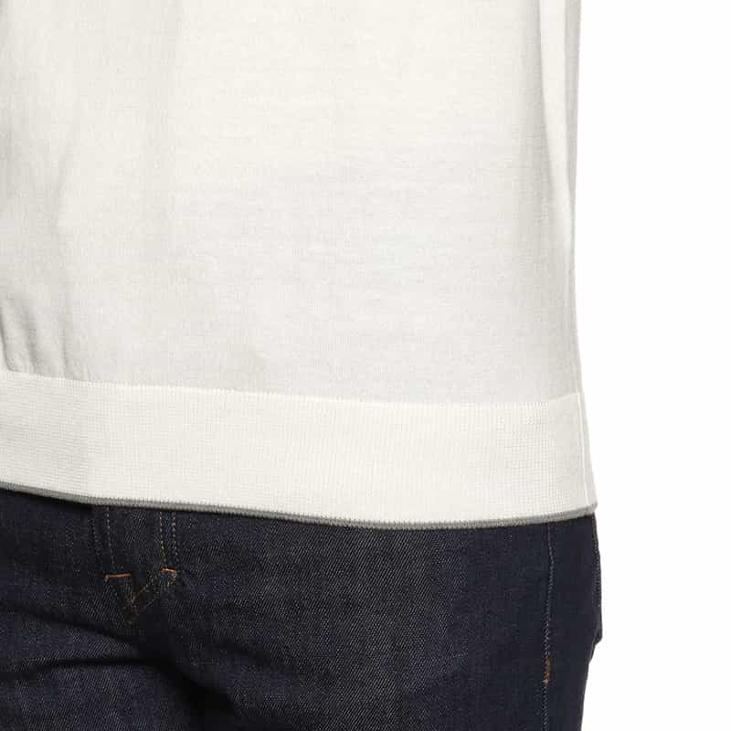 FILIPPO DE LAURENTIIS FILIPPO DE LAURENTIIS＜フィリップ デ ローレンティス＞ コットンカシミヤニットプルオーバー WHITE