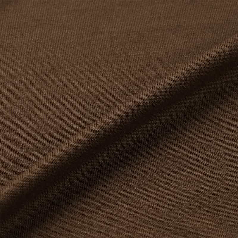 FILIPPO DE LAURENTIIS FILIPPO DE LAURENTIIS＜フィリップ デ ローレンティス＞ モックネックニットプルオーバー BROWN