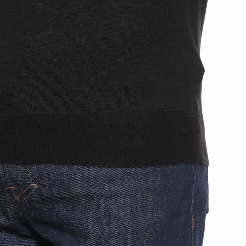 FILIPPO DE LAURENTIIS FILIPPO DE LAURENTIIS＜フィリップ デ ローレンティス＞ モックネックニットプルオーバー BLACK