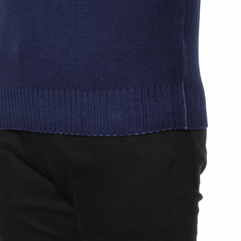 FILIPPO DE LAURENTIIS FILIPPO DE LAURENTIIS＜フィリップ デ ローレンティス＞ モックネックニットプルオーバー BLUE