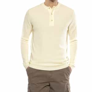 FILIPPO DE LAURENTIIS<フィリップ デ ローレンティス> ヘンリーネックニットプルオーバー