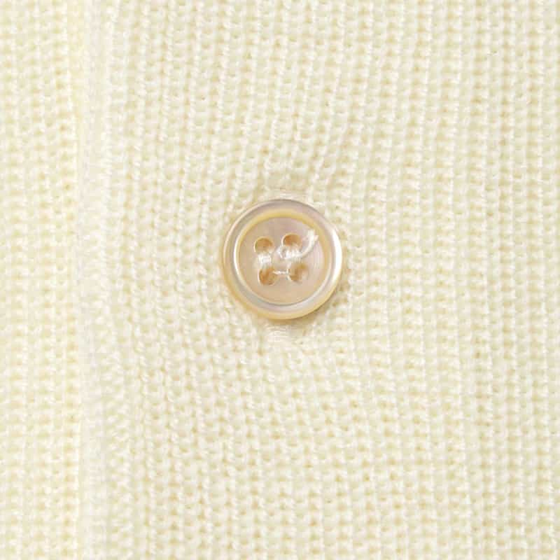 FILIPPO DE LAURENTIIS FILIPPO DE LAURENTIIS＜フィリップ デ ローレンティス＞ ヘンリーネックニットプルオーバー IVORY