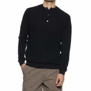 FILIPPO DE LAURENTIIS<フィリップ デ ローレンティス> ヘンリーネックニットプルオーバー