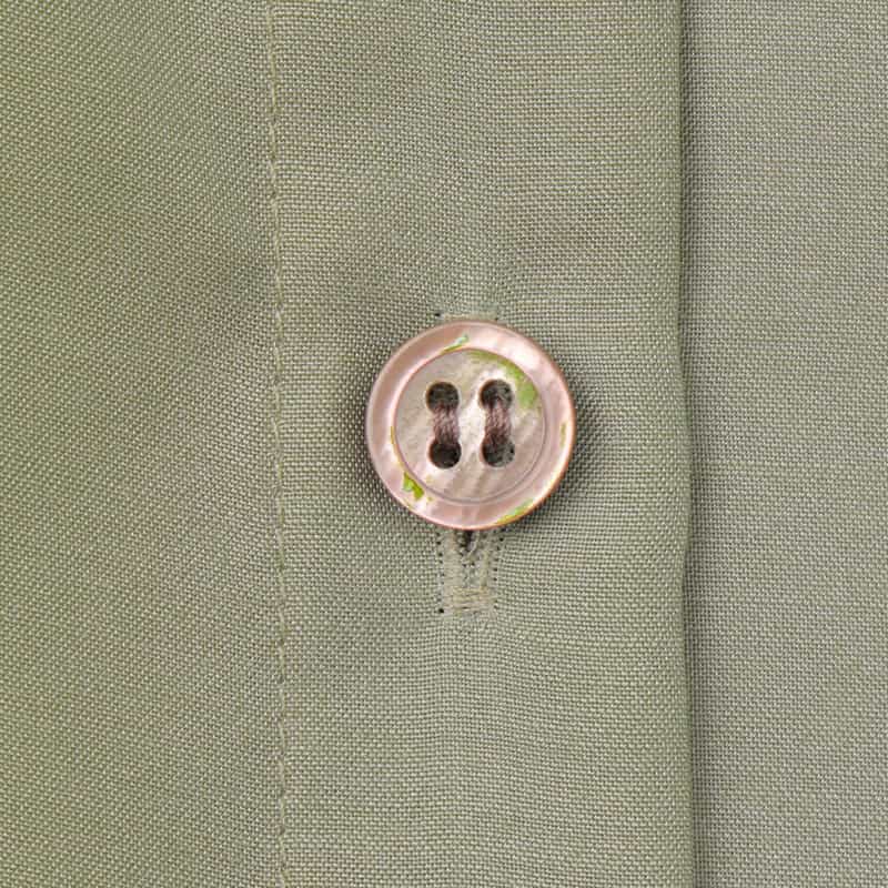 BARNEYS NEW YORK ウォッシャブル ノースリーブブラウス KHAKI