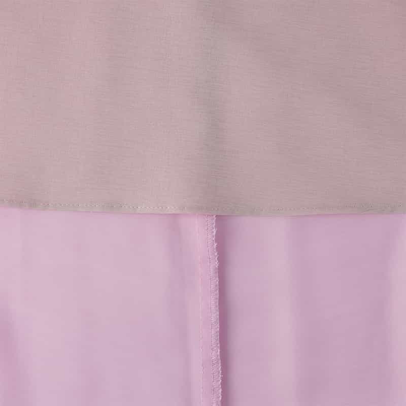 BARNEYS NEW YORK ウォッシャブル シアー素材ボリュームスカート PINK
