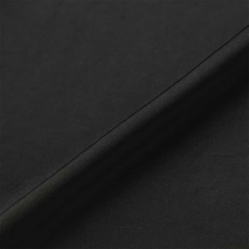 BARNEYS NEW YORK ウォッシャブル ネックバー付ブラウス BLACK