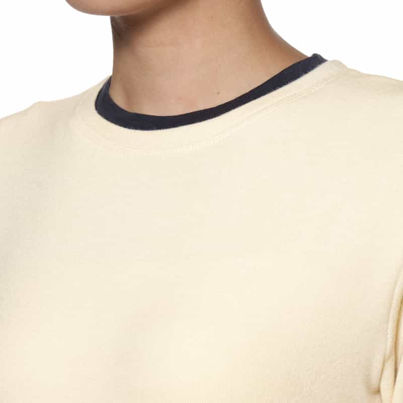 BARNEYS NEW YORK ウォッシャブル レイヤードデザインロングスリーブカットソー OFF WHITE