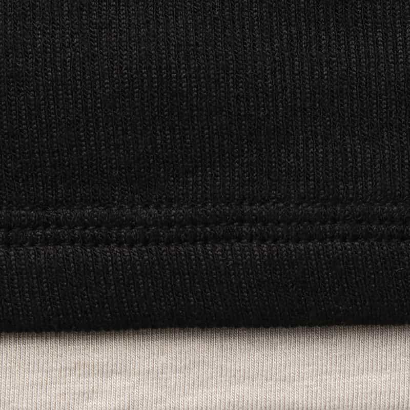 BARNEYS NEW YORK ウォッシャブル レイヤードデザインロングスリーブカットソー BLACK