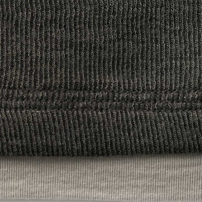 BARNEYS NEW YORK ウォッシャブル レイヤードデザインロングスリーブカットソー DARK GRAY