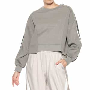 ウォッシャブル コンビネーションスウェットプルオーバー