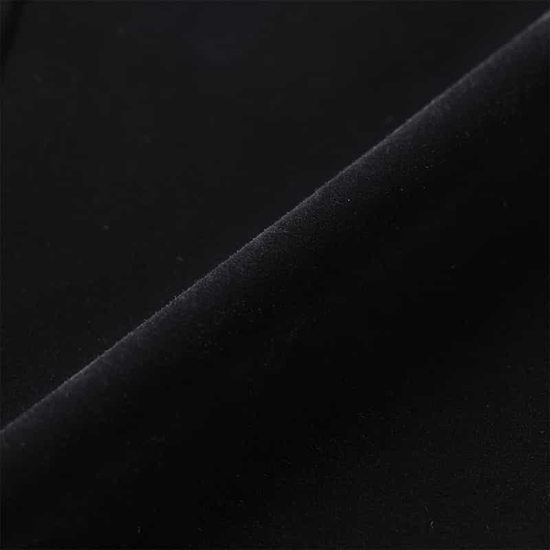 BARNEYS NEW YORK ベロア素材フレアスカート BLACK