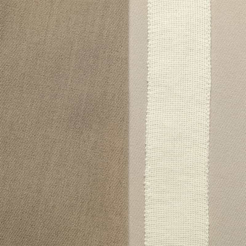 BARNEYS NEW YORK ウォッシャブル ライン入りワイドパンツ BEIGE