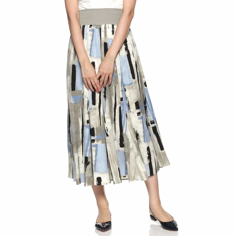 バーニーズニューヨーク　BARNEYS NEW YORKジャガードフレアスカート 2206788_c2200_a004_sm.jpg