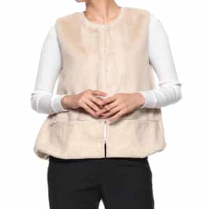 異素材コンビネーションベスト