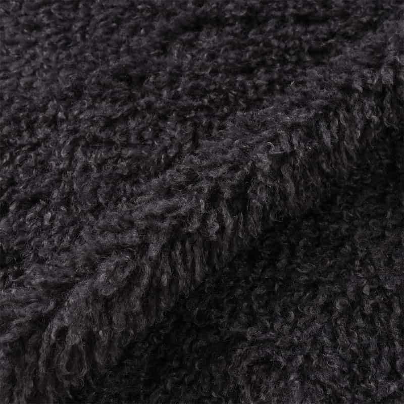 BARNEYS NEW YORK フェイクファー ショートベスト GRAY