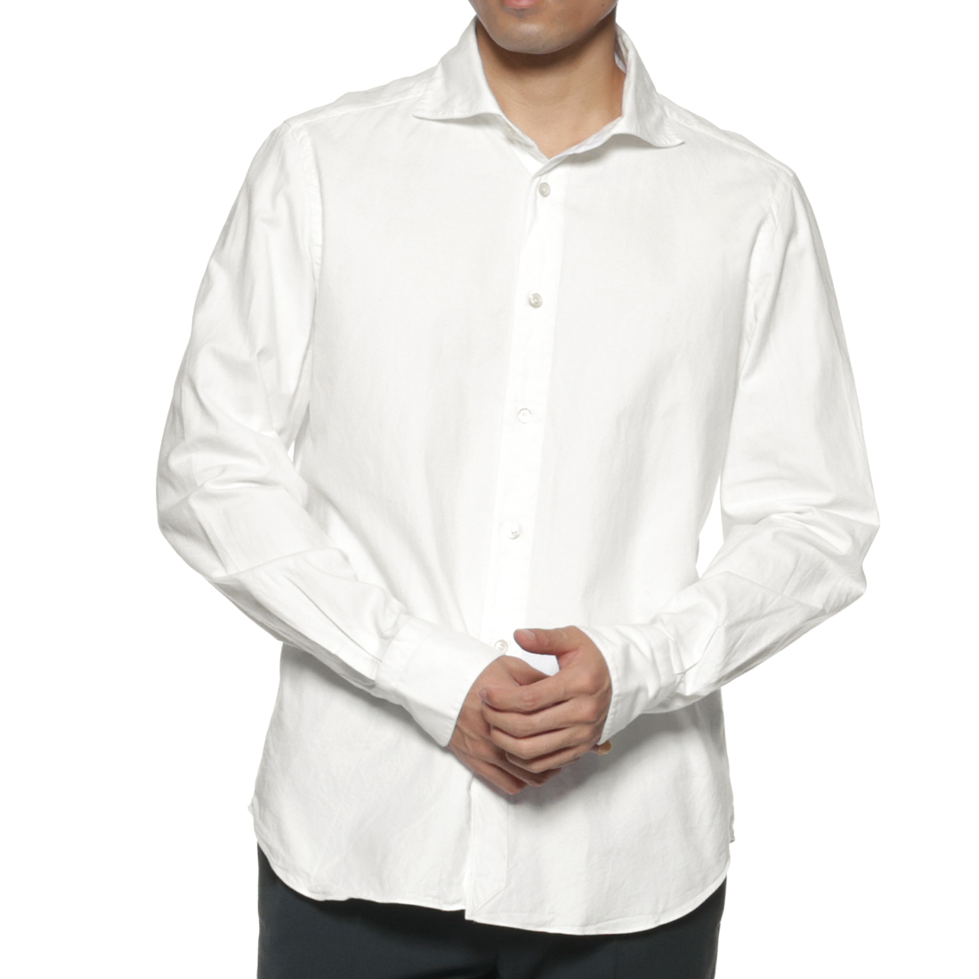 FINAMORE＜フィナモレ＞ コットンシャツ"PANTELLERIA"