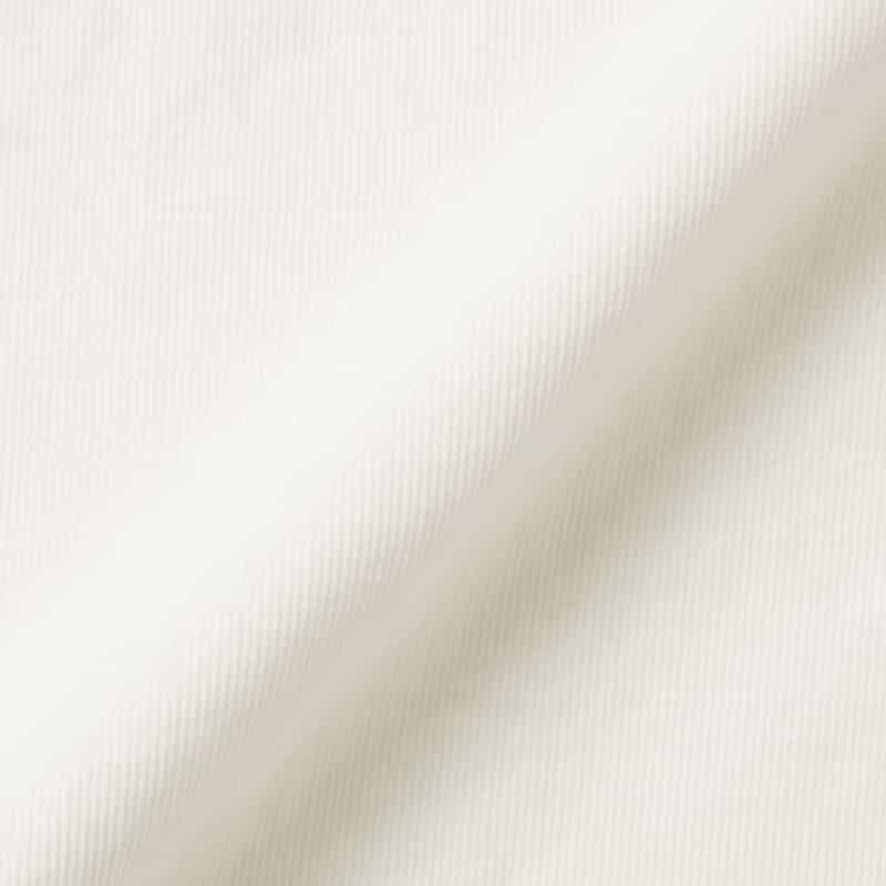 FINAMORE FINAMORE＜フィナモレ＞ コットンコーデュロイシャツ"PANTELLERIA" WHITE