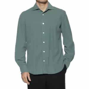 FINAMORE＜フィナモレ＞ コットンコーデュロイシャツ"PANTELLERIA"