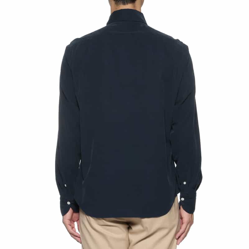 FINAMORE FINAMORE＜フィナモレ＞ コットンコーデュロイシャツ"PANTELLERIA" NAVY