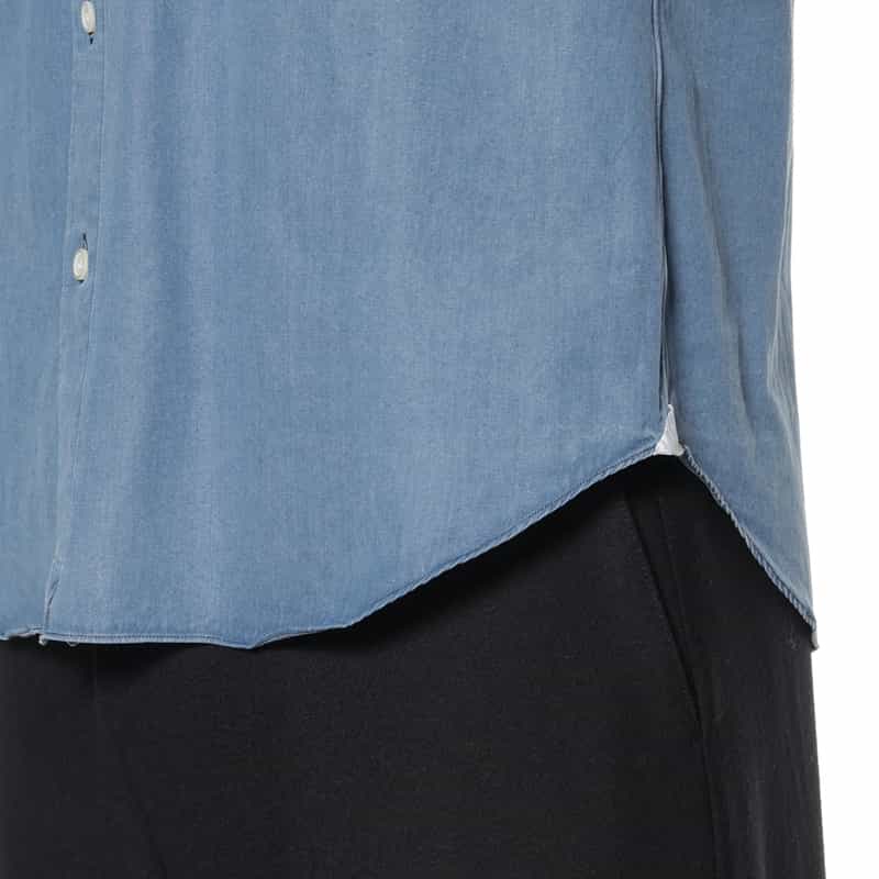 FINAMORE FINAMORE＜フィナモレ＞ デニムシャツ"SIMONE" BLUE