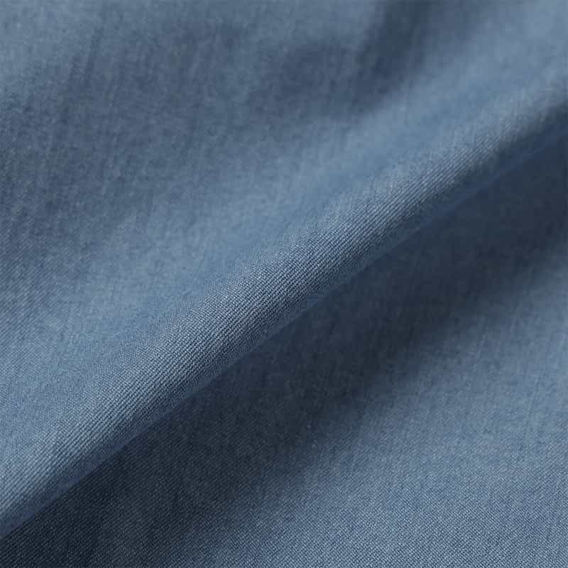 FINAMORE FINAMORE＜フィナモレ＞ デニムシャツ"SIMONE" BLUE