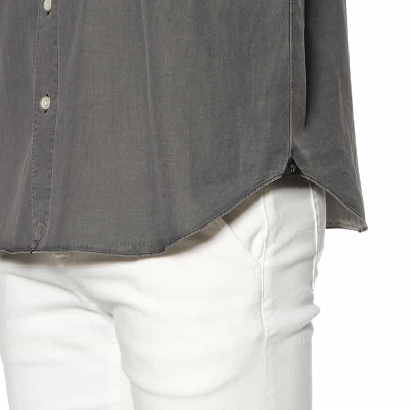 FINAMORE FINAMORE＜フィナモレ＞ デニムシャツ"SIMONE" GRAY
