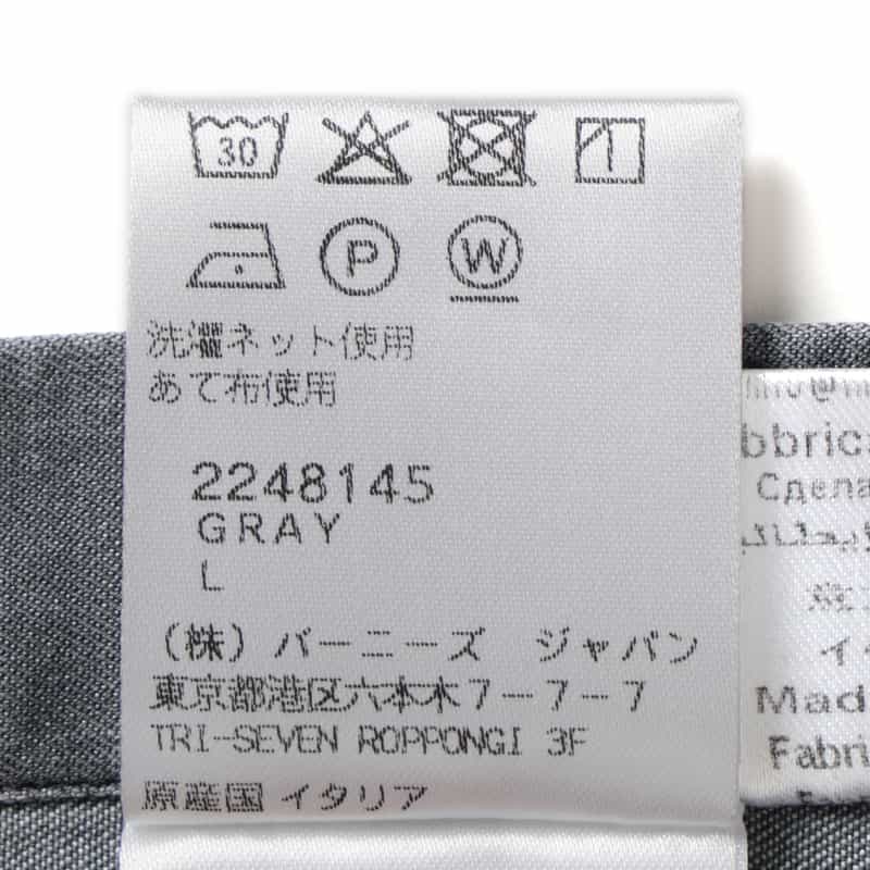 FINAMORE FINAMORE＜フィナモレ＞ デニムシャツ"SIMONE" GRAY