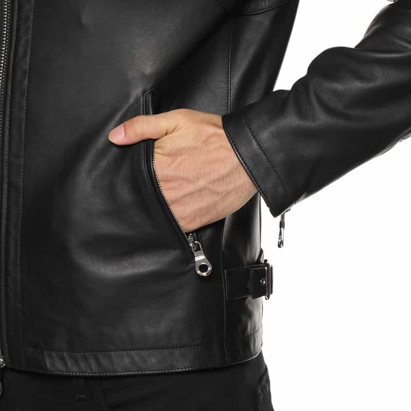 CINQUANTA CINQUANTA＜チンクワンタ＞ シングルライダース BLACK