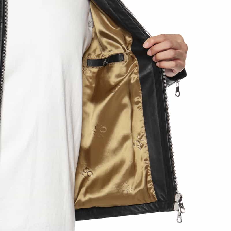 CINQUANTA CINQUANTA＜チンクワンタ＞ シングルライダース BLACK