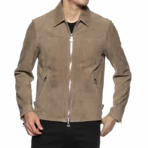 CINQUANTA<チンクワンタ> ゴートスエードシングルジャケット