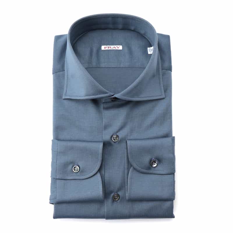 FRAY FRAY＜フライ＞ ドレスシャツ"LIONE" BLUE