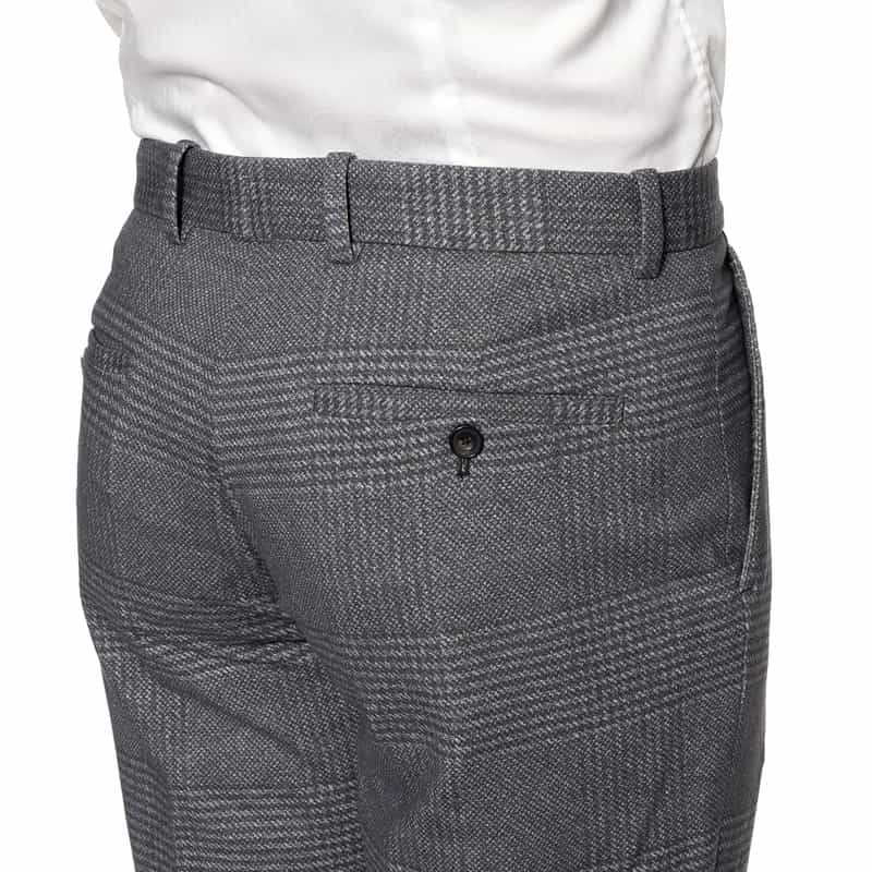 CIRCOLO1901 CIRCOLO 1901＜チルコロ 1901＞ セットアップ グレンチェック柄ジャージーパンツ NAVY