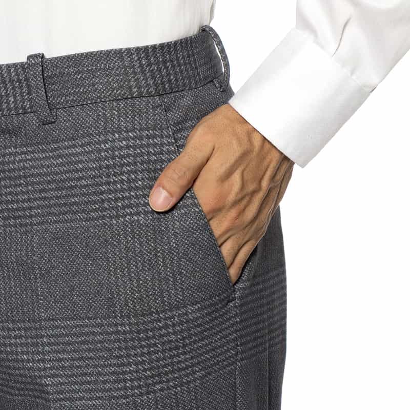 CIRCOLO1901 CIRCOLO 1901＜チルコロ 1901＞ セットアップ グレンチェック柄ジャージーパンツ NAVY