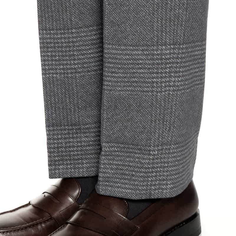 CIRCOLO1901 CIRCOLO 1901＜チルコロ 1901＞ セットアップ グレンチェック柄ジャージーパンツ NAVY