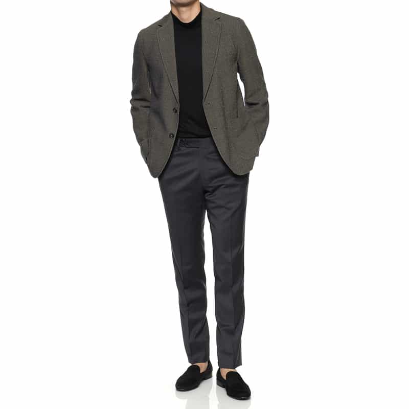 CIRCOLO1901 CIRCOLO 1901＜チルコロ 1901＞ マイクロチェック柄ジャージージャケット BROWN