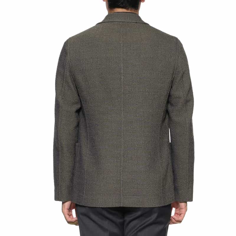 CIRCOLO1901 CIRCOLO 1901＜チルコロ 1901＞ マイクロチェック柄ジャージージャケット BROWN