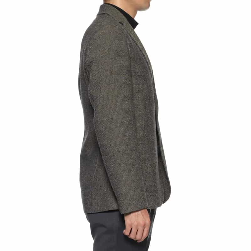 CIRCOLO1901 CIRCOLO 1901＜チルコロ 1901＞ マイクロチェック柄ジャージージャケット BROWN