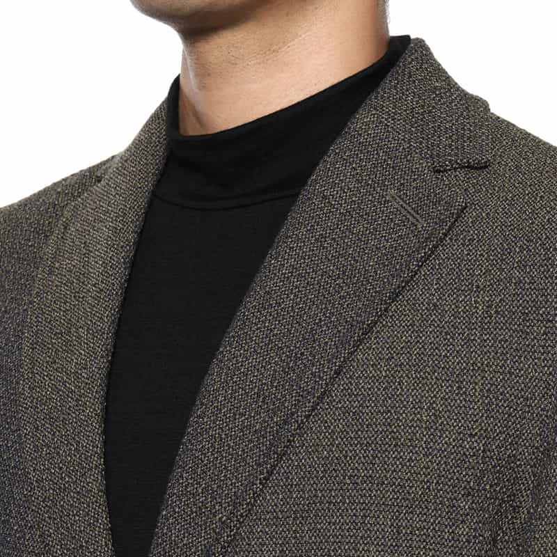 CIRCOLO1901 CIRCOLO 1901＜チルコロ 1901＞ マイクロチェック柄ジャージージャケット BROWN