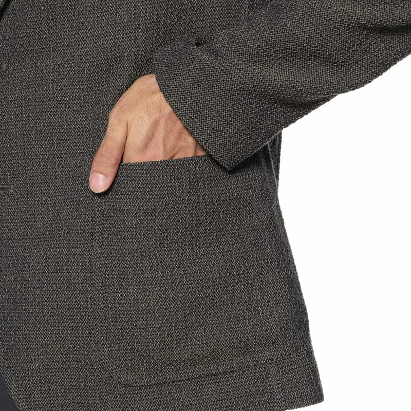 CIRCOLO1901 CIRCOLO 1901＜チルコロ 1901＞ マイクロチェック柄ジャージージャケット BROWN