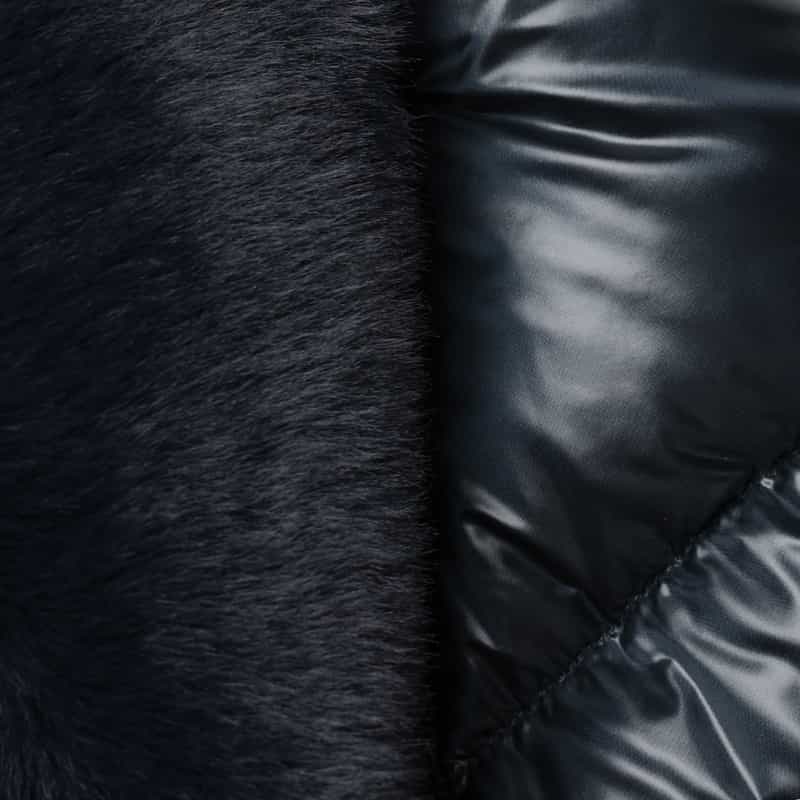 HERNO HERNO＜ヘルノ＞ ファー付きダウンジャケット NAVY