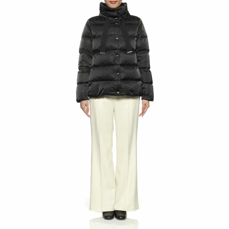 HERNO HERNO＜ヘルノ＞スタンドカラーダウンコート BLACK