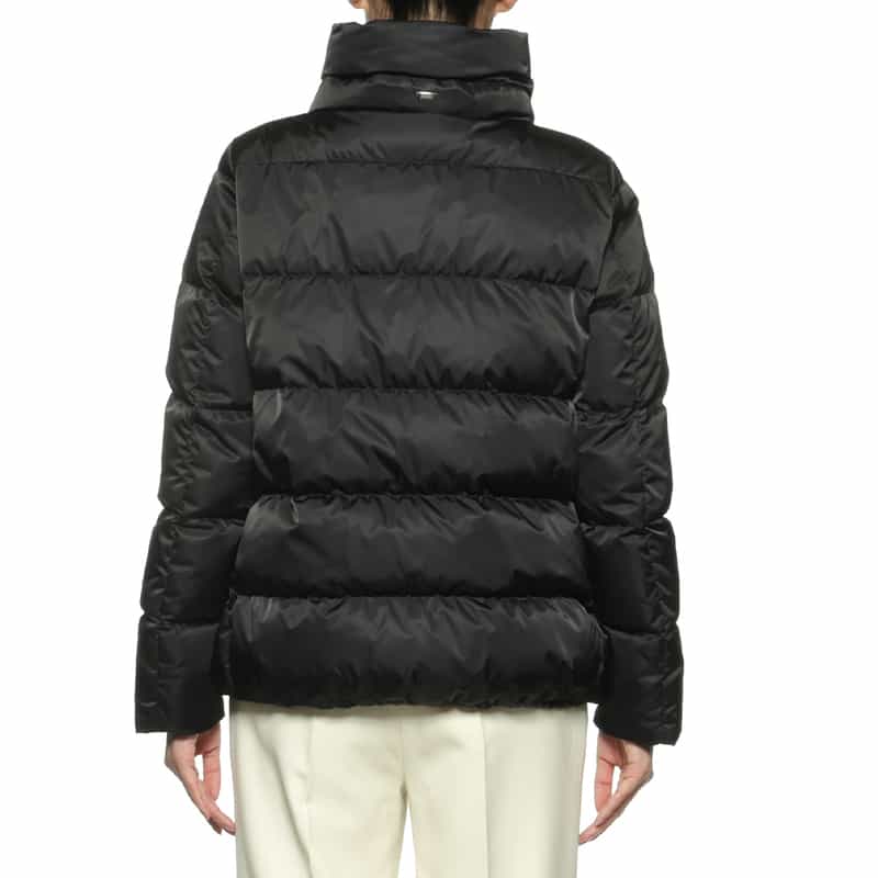 HERNO HERNO＜ヘルノ＞スタンドカラーダウンコート BLACK