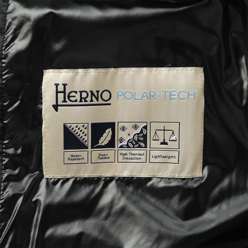 HERNO HERNO＜ヘルノ＞スタンドカラーダウンコート BLACK