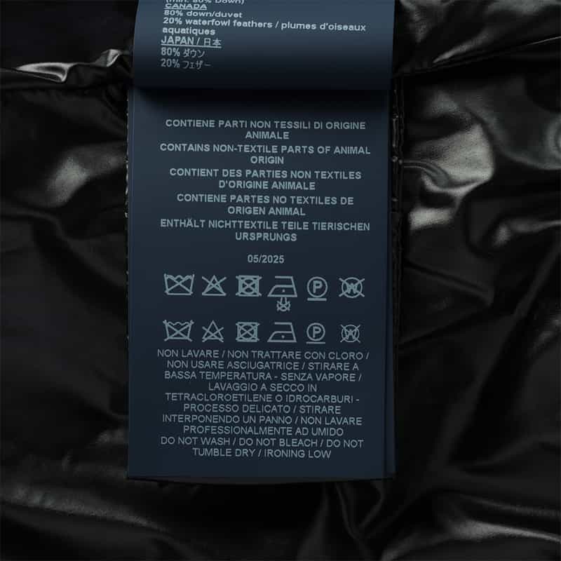 HERNO HERNO＜ヘルノ＞スタンドカラーダウンコート BLACK